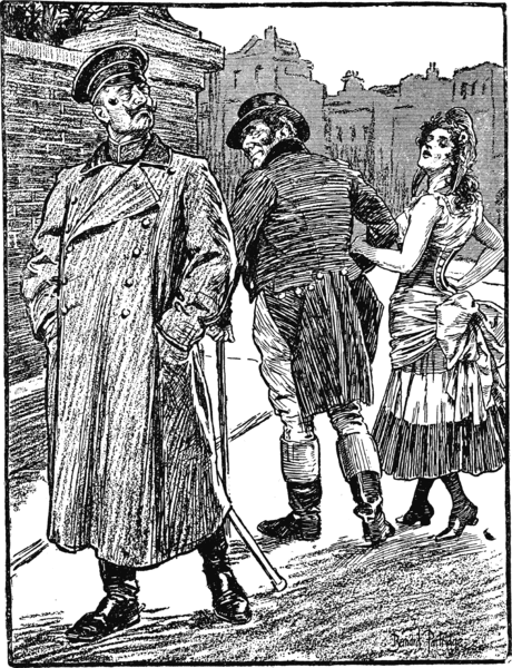 1904 cartoon representing an allegory of the Entente Cordiale.