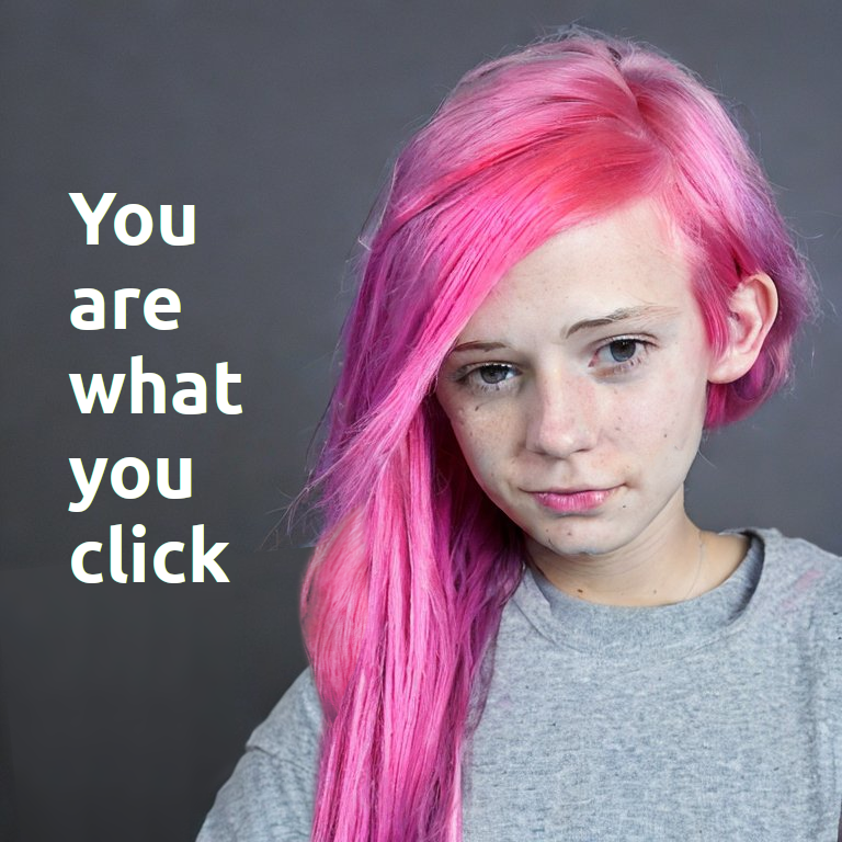 You are what you click