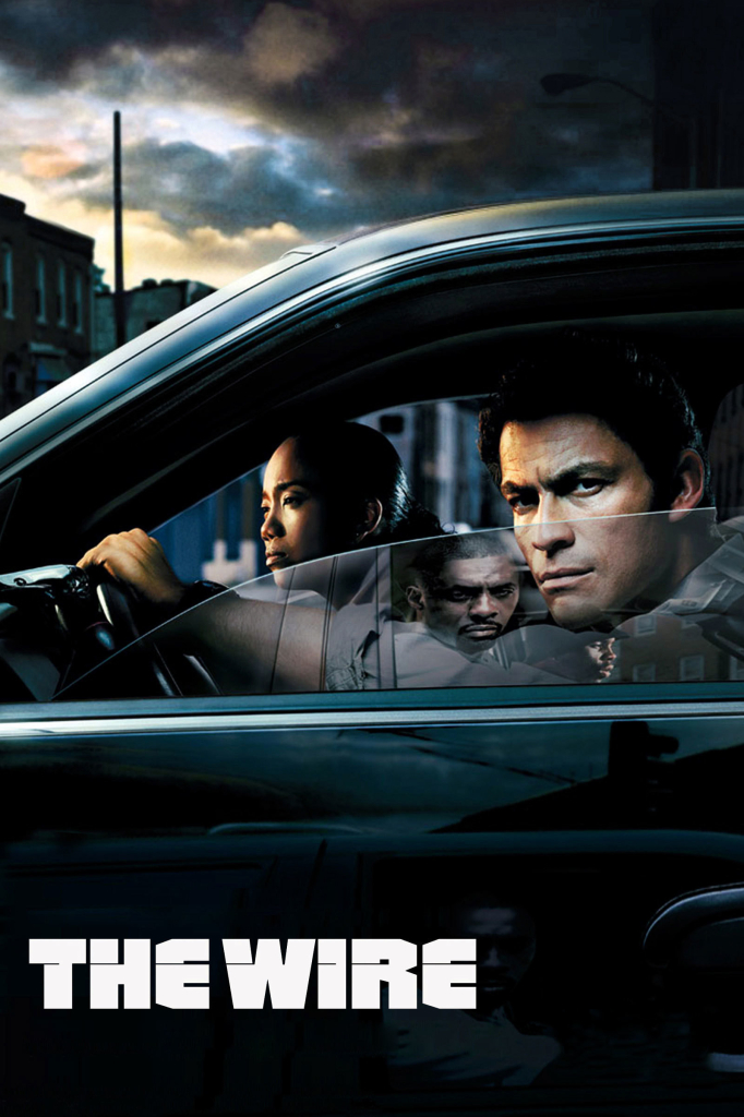 promotional poster for the television show The Wire