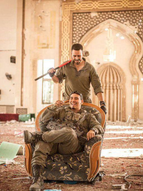 Two IDF soldiers shared a photo inside a Palestinian mosque before blowing it up. 