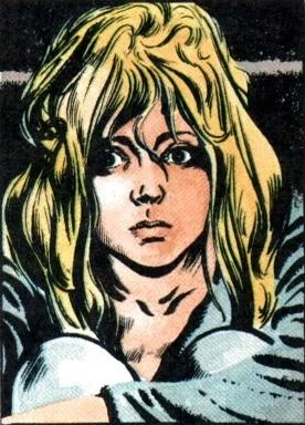 Evey Hammond as drawn by David Lloyd in V for Vendetta.