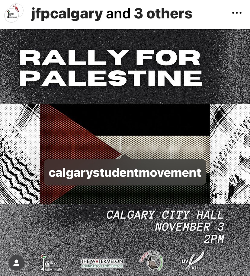 RALLY FOR PALESTINE CALGARY CITY HALL NOVEMBER 3rd at 2pm  Donation link: square.link/u/husrjITe  We hope to see you on Sunday.   In solidarity, linktr.ee/jfp_yyc  #yyc #Calgary  #gaza #palestine #gazaunderattack #lebanon #savepalestine #freepalestine