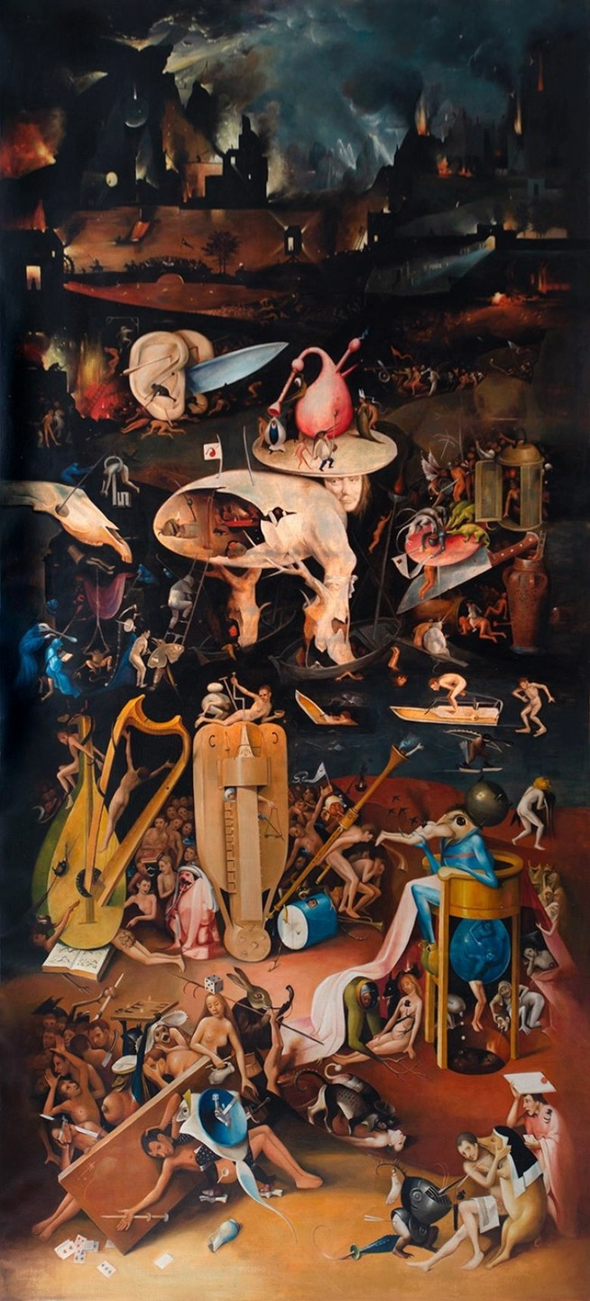 Section of The Garden of Earthly Delights by Bosch.