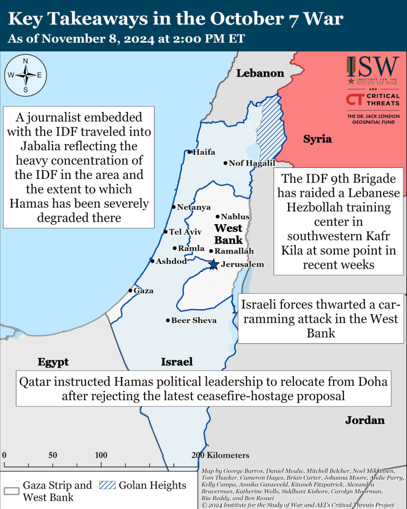 Iran Update, November 8, 2024