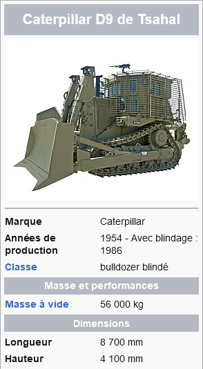 Un bulldozer D9 utilisé par l'Armée d’#Israël, la plus morale au monde comme chacun sait, afin de raser le peu qui reste encore debout en #Palestine et #Gaza. Au #Liban aussi, ils font ce qu'ils veulent les mecs...