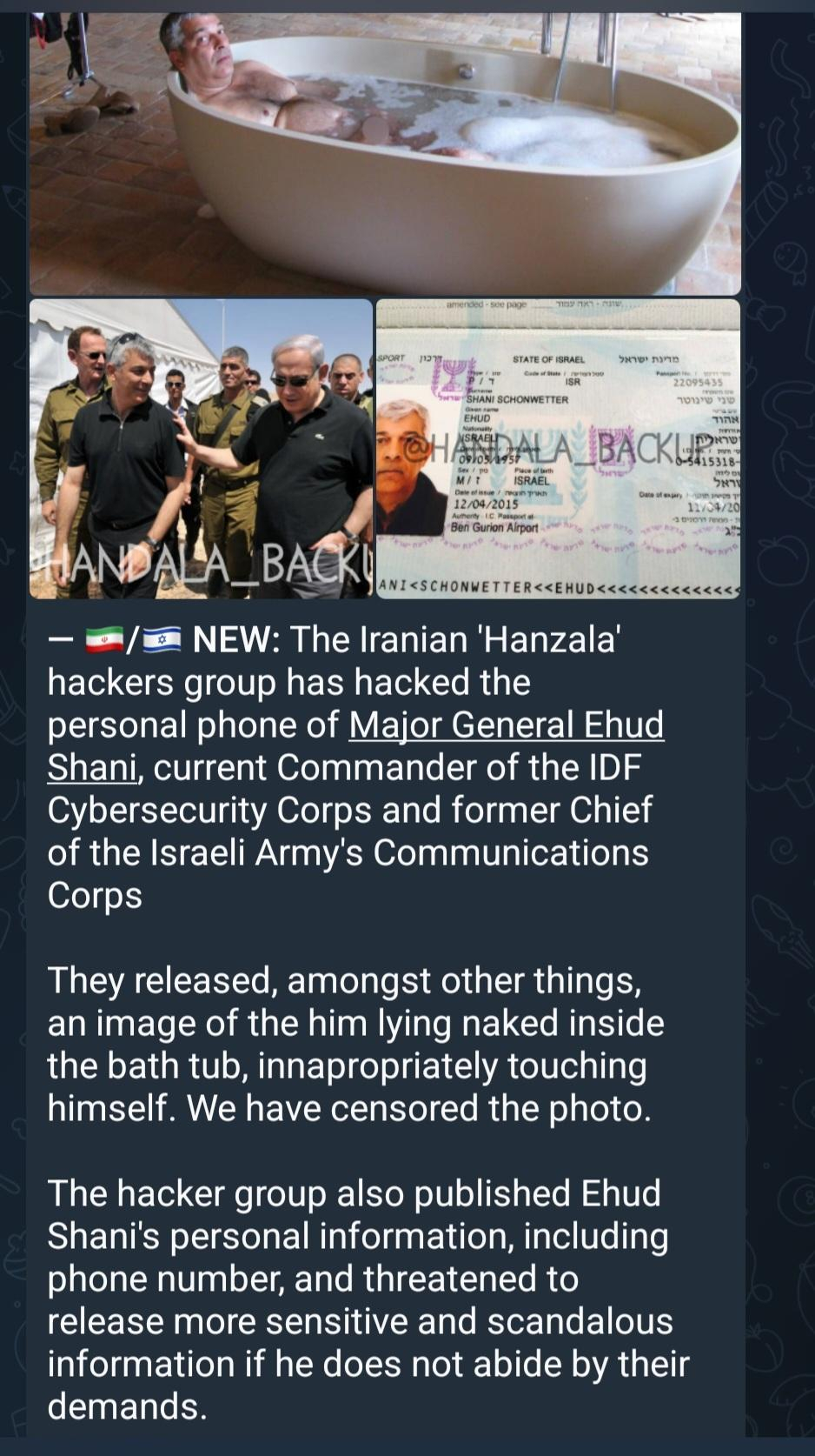 3 images on screenshot with info from post above.
Photo of him in bathtub.
Photo of him with his Israeli terrorist pals.
Photo of his personal identification.