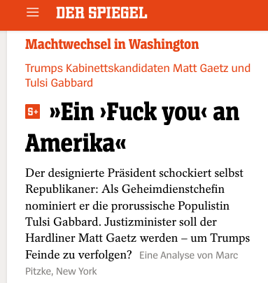 »Ein ›Fuck you‹ an Amerika«