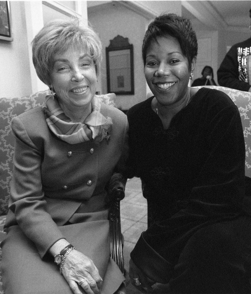 Pic of Barbara Henry and Ruby Bridges, 1998