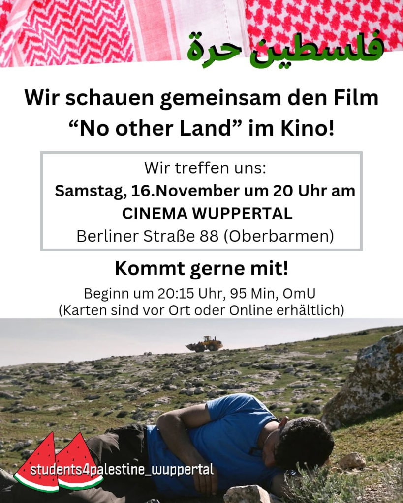 Kachel "gemeinsam no other land" schauen