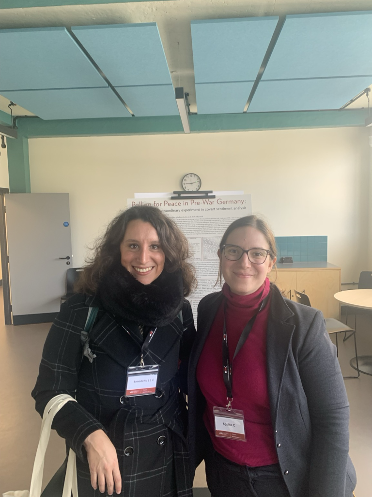 Agathe and me at the inaugural National Intelligence History Conference hosted by Bletchley Park