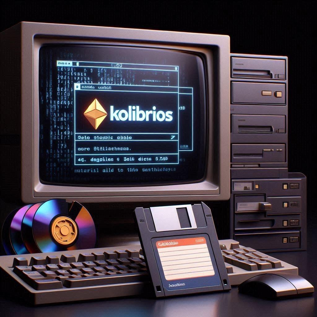 Since then, KolibriOS has become widely multi-platform while maintaining a 32-bit focus and becoming lightweight enough to run on any PC with an i585-compatible CPU, 8MB of RAM and a VESA-compatible video card.

As those system requirements and the option to install it with storage as minute as a 1.44MB floppy drive indicate, this operating system is explicitly targeted at legacy PC hardware.

With the CD-ROM version having the advantage of more software being provided with it, including shareware versions of DOOM and Wolfenstein 3D.