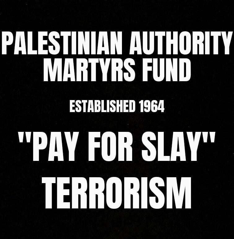 Text
Palestinian Authority Martyrs Fund established 1964