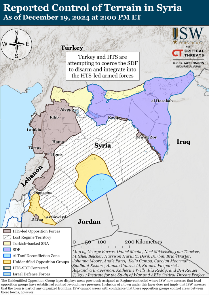 Iran Update, December 19, 2024