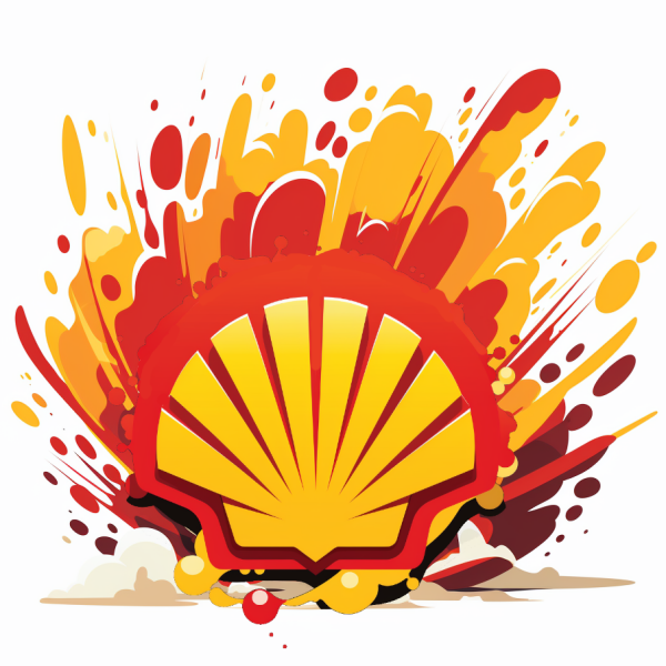 New Shell Oil logo to reflect their engagement in Ukraine.