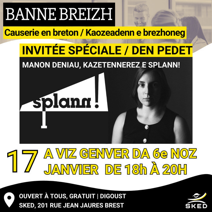 Causerie en breton avec Manon Deniau de "Splann !" le 17 janvier 2024 à Brest