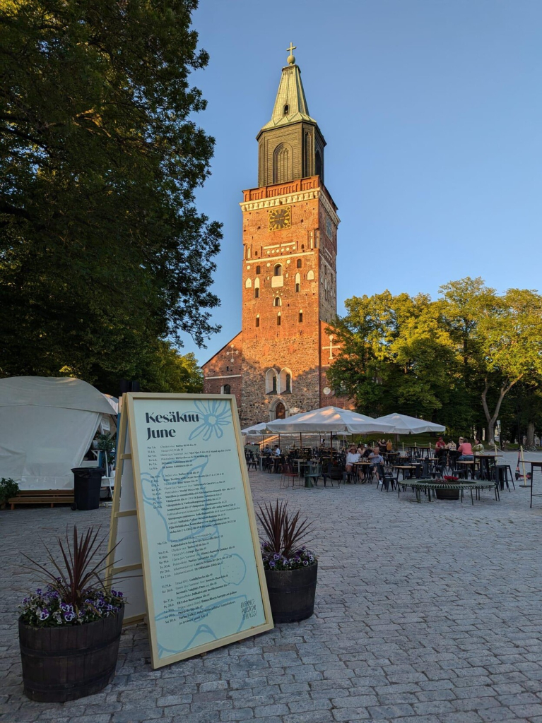 Summer in Turku was very pleasant in 2024. Does this setup happen every year? I’d love to visit again.