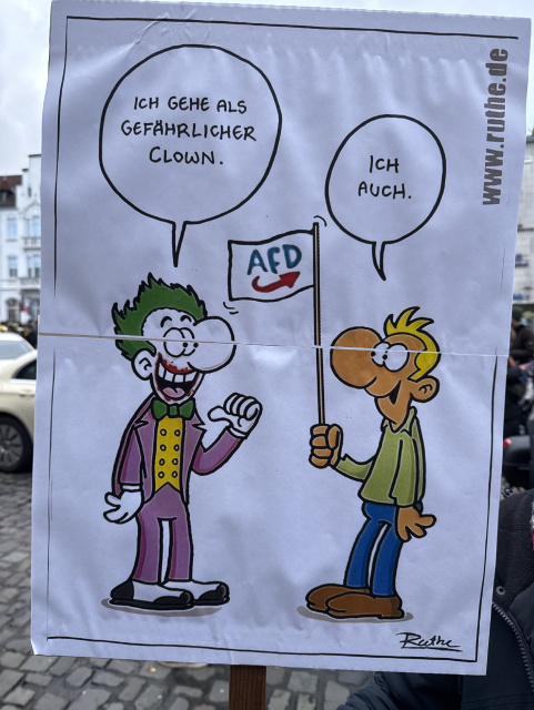 Ruthe Comic: ich gehe als gefährlicher clown