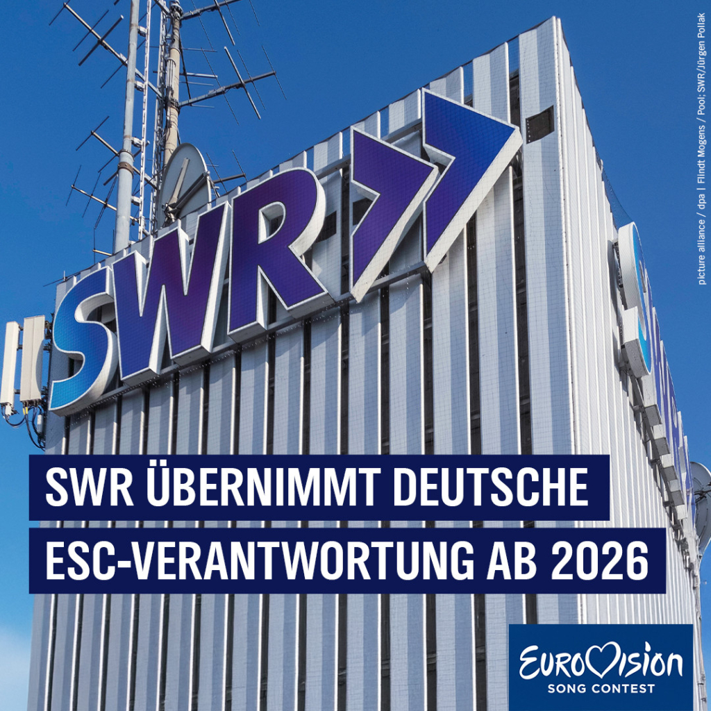 SWR übernimmt deutsche ESC-Verantwortung ab 2026