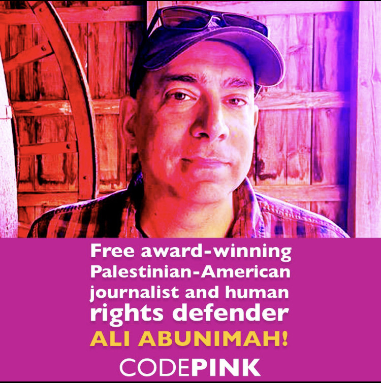 Free Palestinian-American journalist Ali Abunimah!