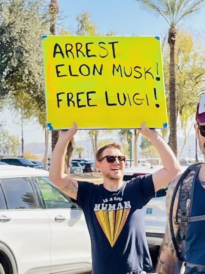 Arrest Elon Musk! Free Luigi!