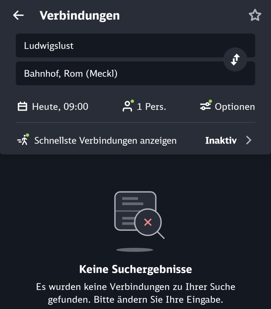 Verbindungssuche von Ludwigslust nach Rom. Es gibt keine Verbindungen für diese Strecke.