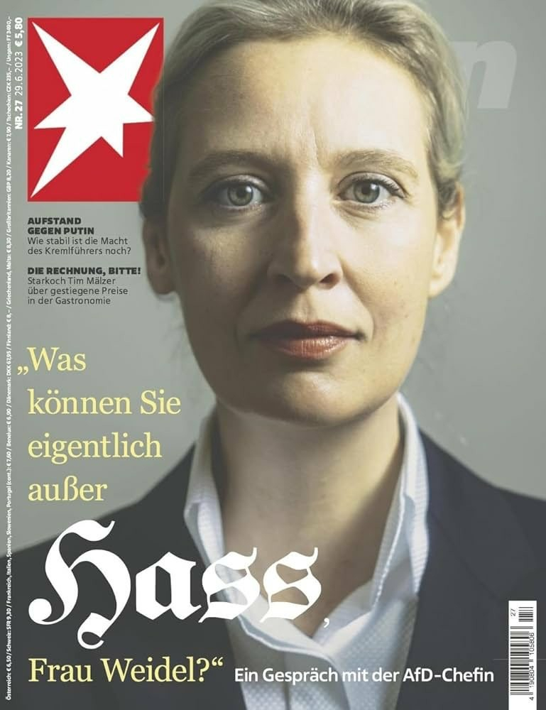 Der Stern, was können sie eigentlich außer Hass Frau Weidel