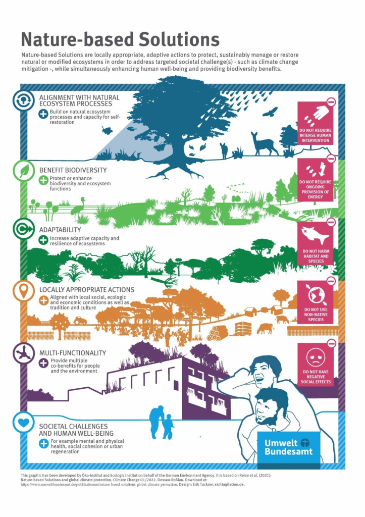 Infographic: Nature-based Solutions are locally appropriate. 