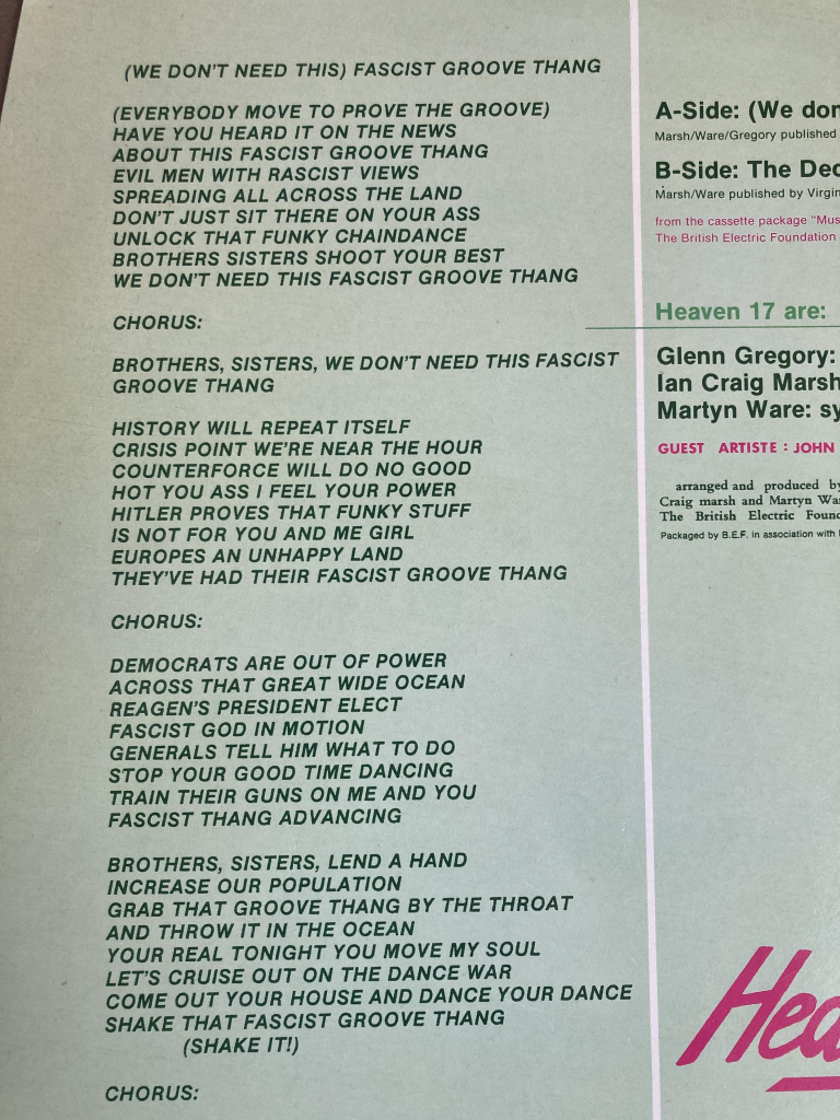 Photograph of the lyrics. Too long to post here.