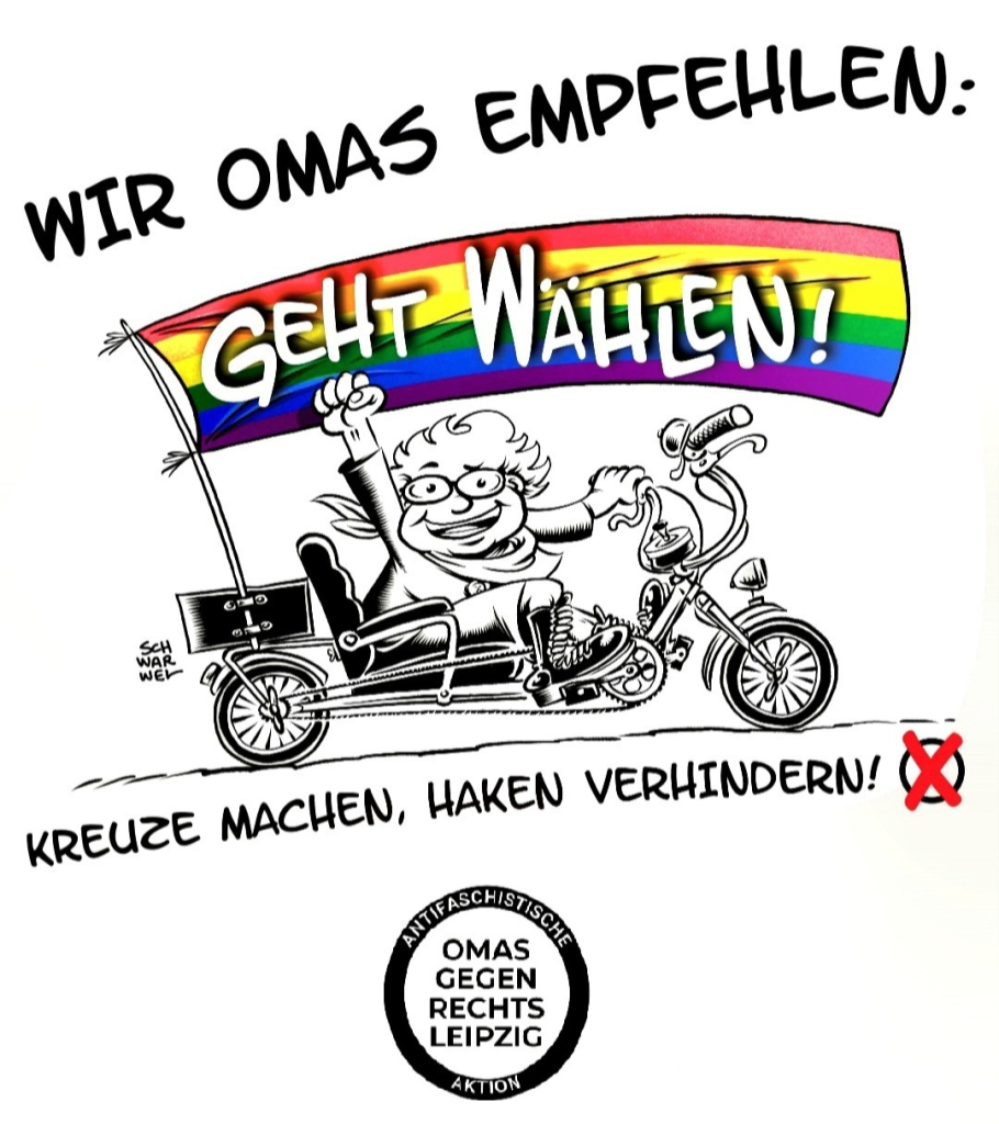 Wor Omas empfehlen: geht wählen. Kreuze machen. Haken verhindern.