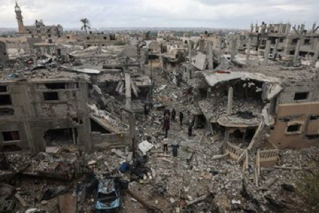 Picture of mass destruction in Gaza 