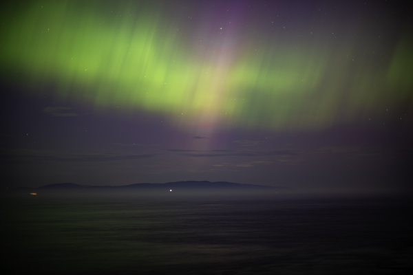 Northern Lights above Rathlin Island