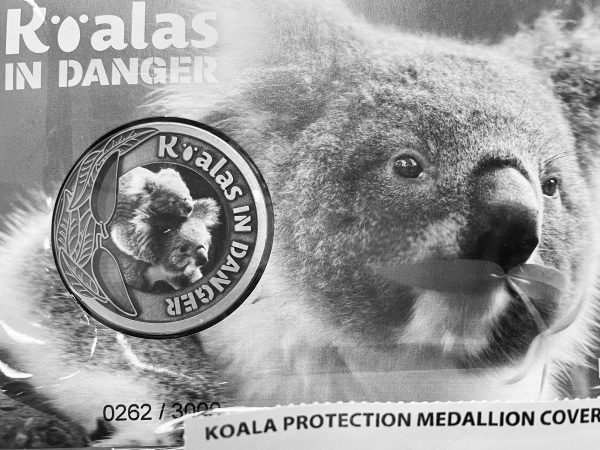 There's a buck in koalas
Koala protection medallion 4 SALE