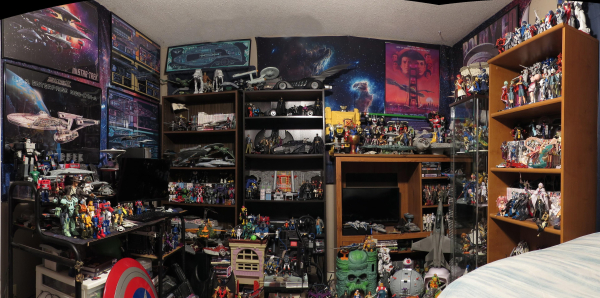 Got most of my remaining Anime figure collection displayed in this half of the room and it's easier now to manage.