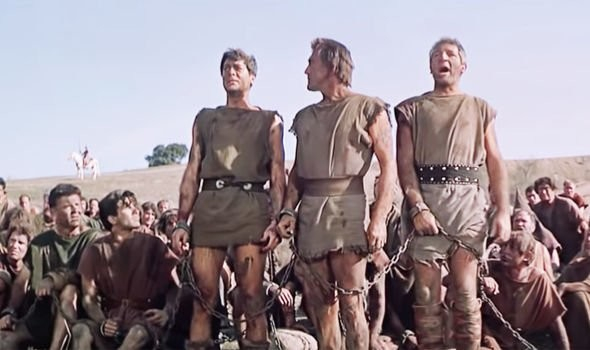 "I am Spartacus" scene from Spartacus (1960)