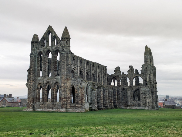 The ruins of Whitby Abbey