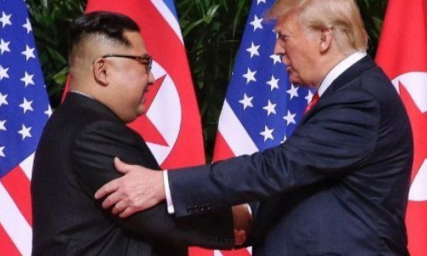 Kim Jong-Un y Donald Trump, durante su encuentro en 2019. (Getty images)