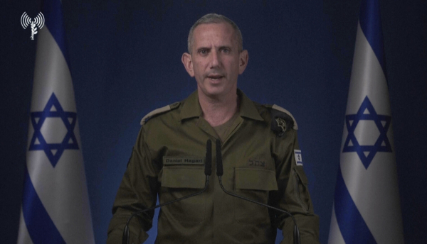 Israeli military spokesperson Rear Adm. Daniel Hagari