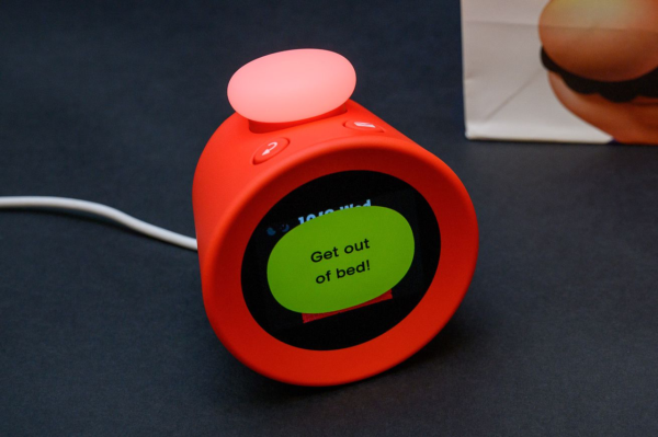 While everyone was waiting on news for the successor of the Nintendo Switch, Nintendo released the Alarmo. A small plastic alarm clock that can wake one up with sounds from ones favorite Nintendo games.

The Alarmo has a small 2.8-inch LCD at the front, a back and notification button on top and a dial on top which can be turned and pressed to act as a confirm button. The dial also includes an RGB LED. What makes it different from other alarm clocks? It has 2.4 GHz Wi-Fi to download software updates and additional themes, and it comes with a 24GHz mmWave presence sensor to react to your movements.

<Inside there is an STM32H730ZBI6 MCU and a KIOXIA 4GB eMMC.>