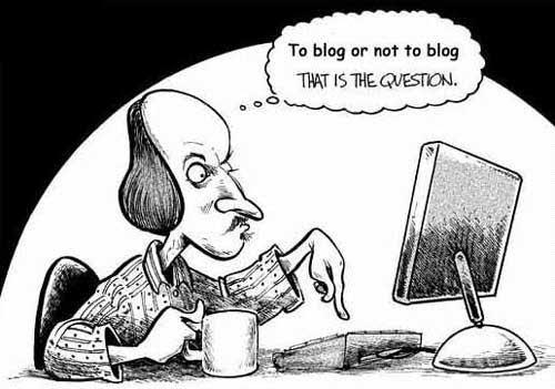 To blog or not to blog this is the question.

