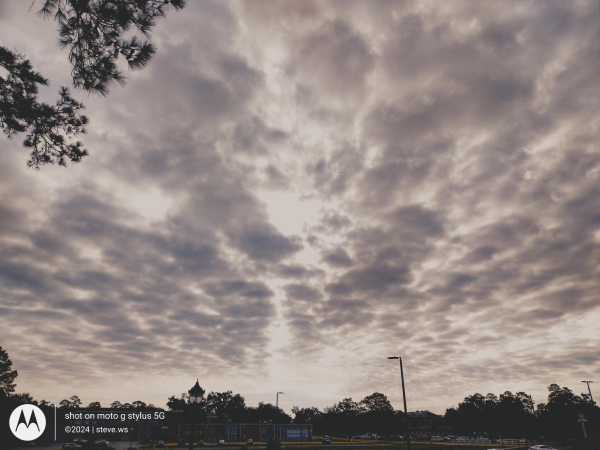 Sky on campus today.