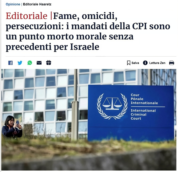 L'edificio della Corte penale internazionale (CPI).
Il 21 novembre 2024 la Corte penale internazionale ha emesso mandati di arresto per il primo ministro israeliano Benjamin Netanyahu e l'ex ministro della difesa Yoav Gallant, nonché per il capo militare di Hamas Mohammed Deif. (Foto di Laurens van PUTTEN / ANP / AFP) / Paesi Bassi OUT Credito: AFP/LAURENS VAN PUTTEN