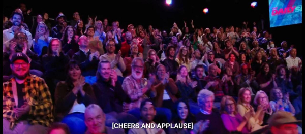 The audience at a recent Daily Show, zero masks, I think