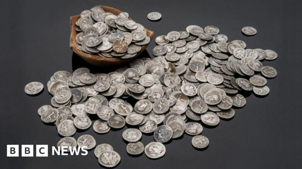 pile of silver coins