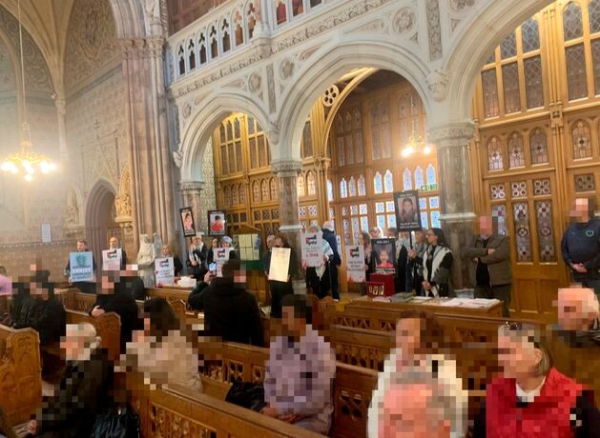 St Patrick's Cathedral, Armagh: Bishops ‘disappointed’ with pro-Palestine protest held during NI church service