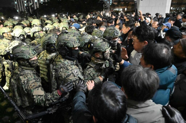 South Korea troops try to storm parliament after Yoon declares martial law