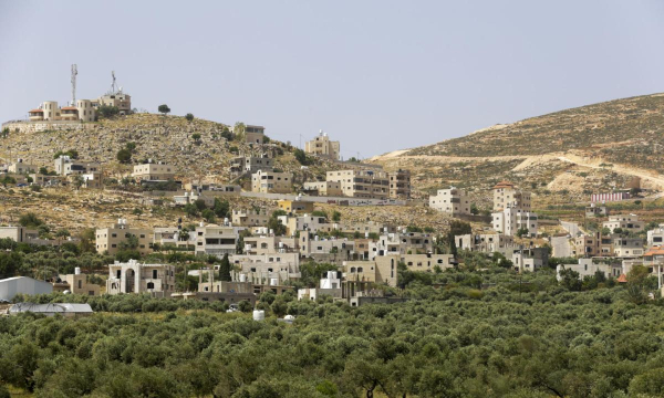 Uno de los asentamientos israelíes, ilegales según el derecho internacional, en el territorio palestino de Cisjordania. (Patricia Martínez / EFE)