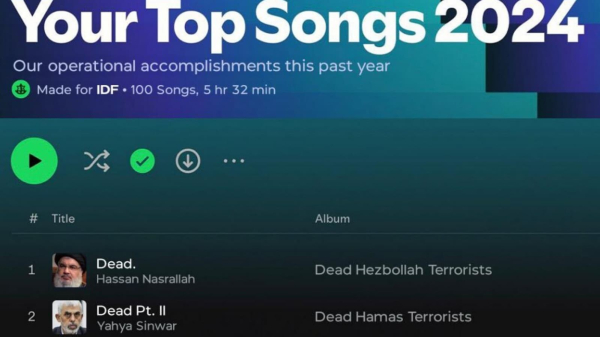 Israel Army's Spotify Wrapped 2024: Targetted killings feat. Hamas, Hezbollah leaders | World News