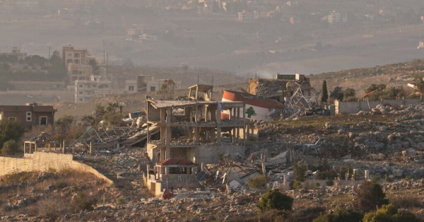 Committee overseeing Israel-Hezbollah ceasefire takes aerial tour of south Lebanon