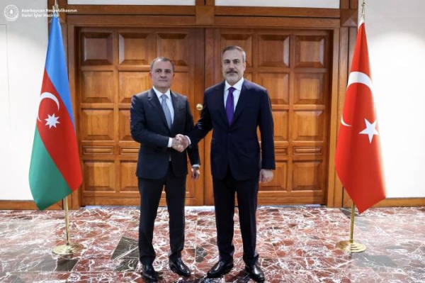 Azerbaijani, Turkish FMs discuss Syria situation