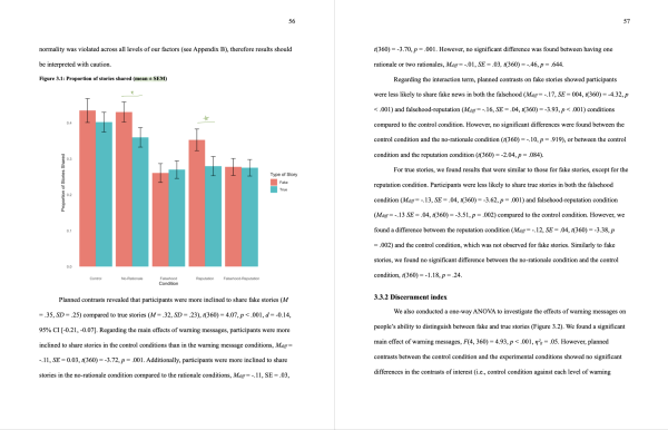 Results of Study 1